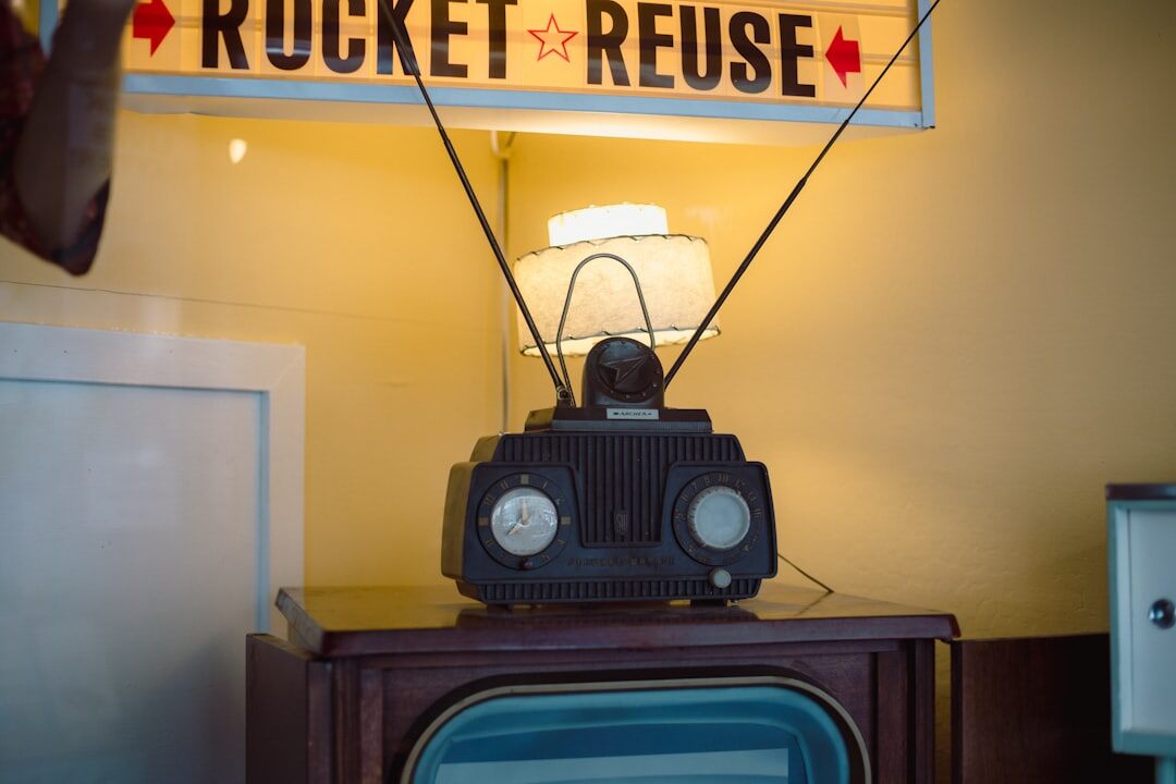 vintage television presenter